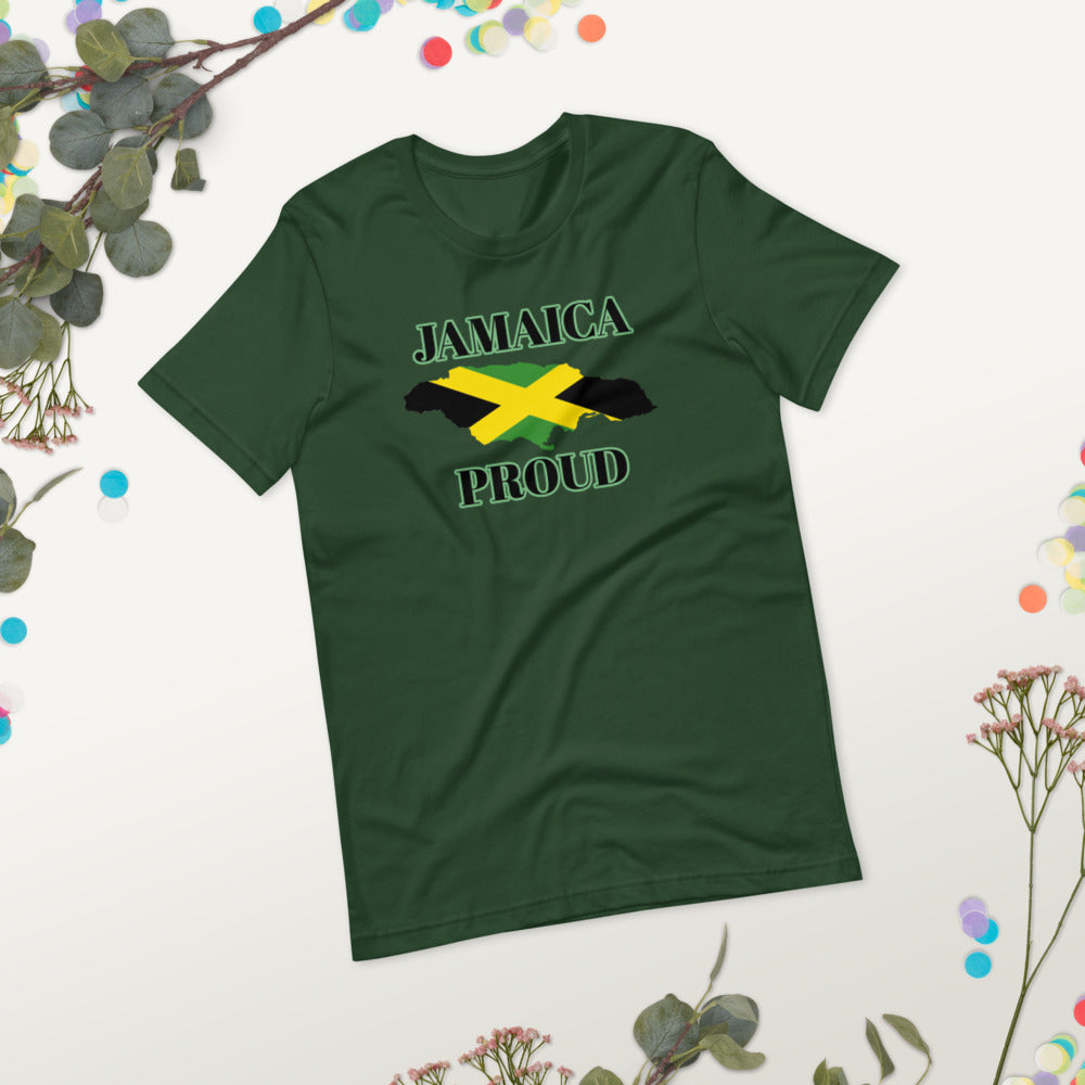 Jamaica Proud Short-Sleeve Unisex T-Shirt