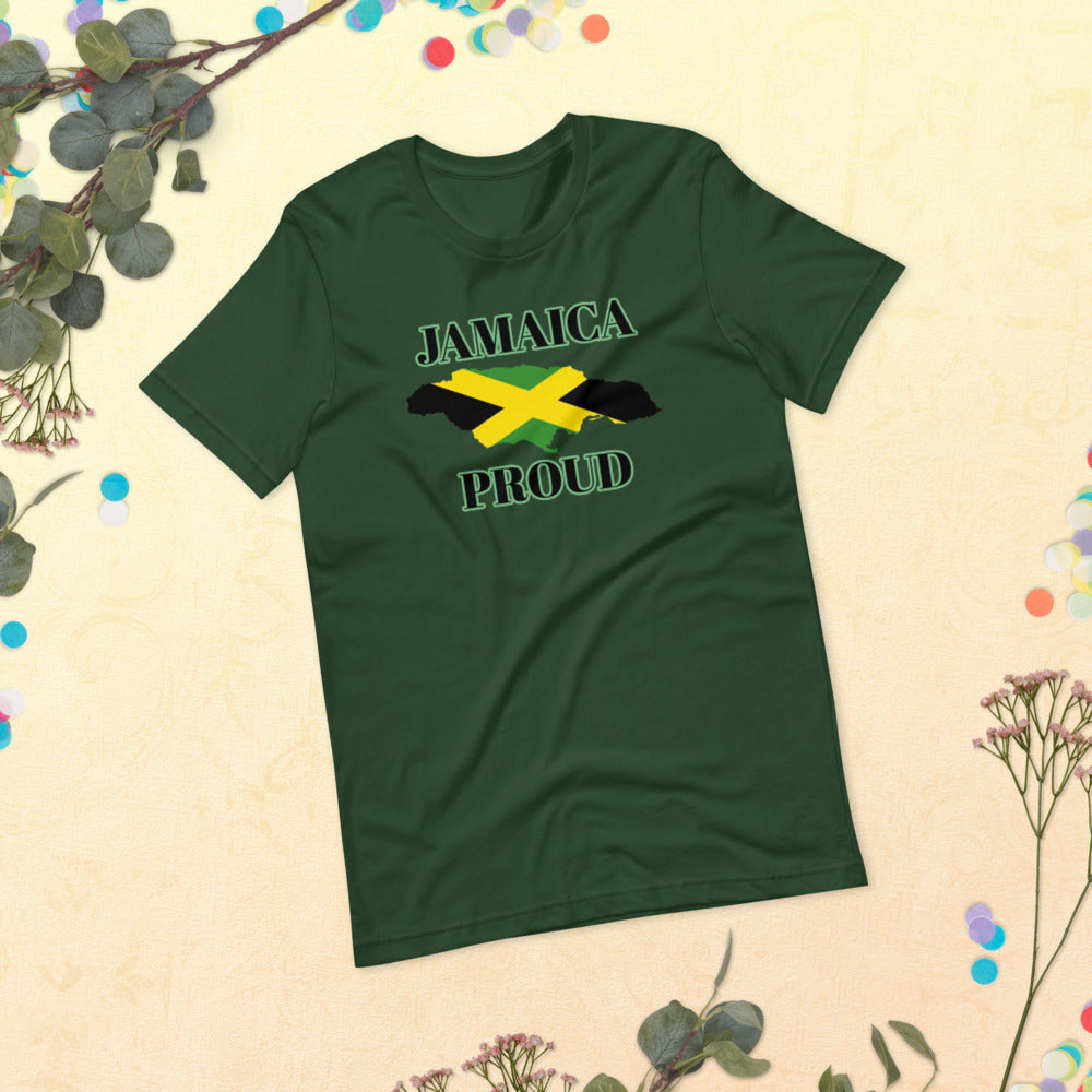 Jamaica Proud Short-Sleeve Unisex T-Shirt