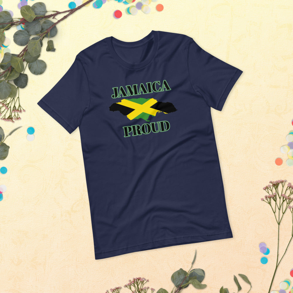 Jamaica Proud Short-Sleeve Unisex T-Shirt