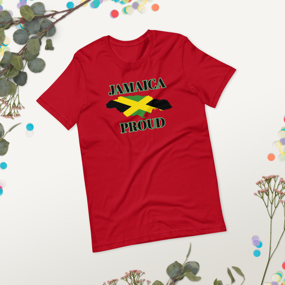 Jamaica Proud Short-Sleeve Unisex T-Shirt
